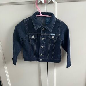 Guess Kids faux Denim Jacket - Blue 6-9m